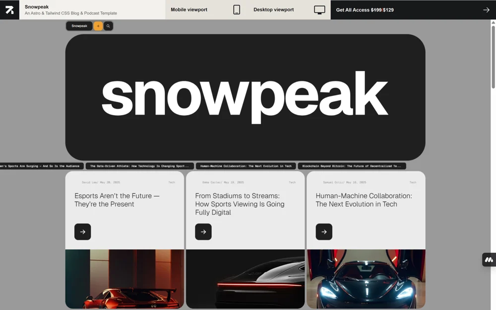 Snowpeak UI Kit
