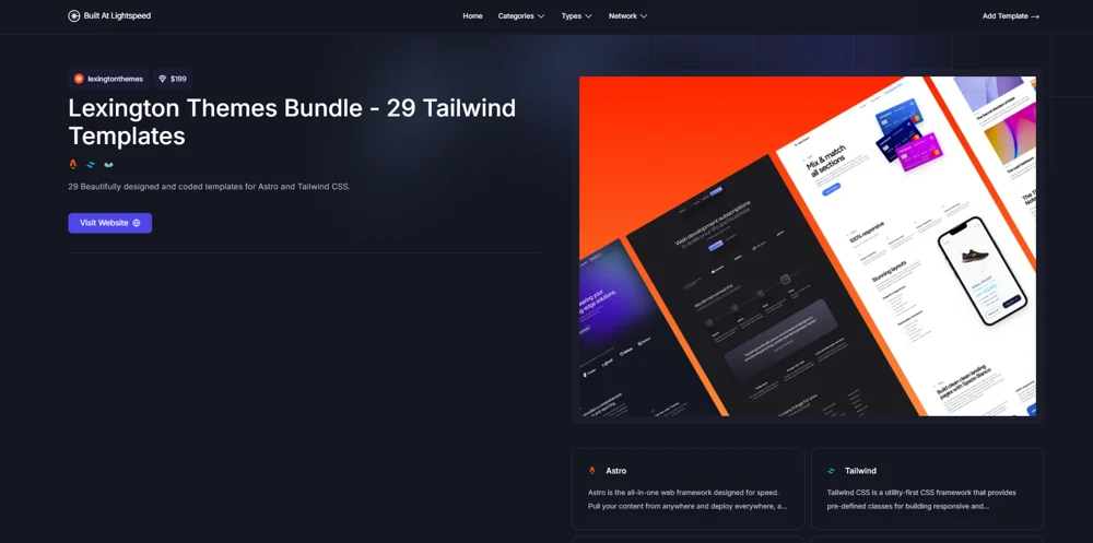 Lexington Themes Bundle - 29 Tailwind Templates