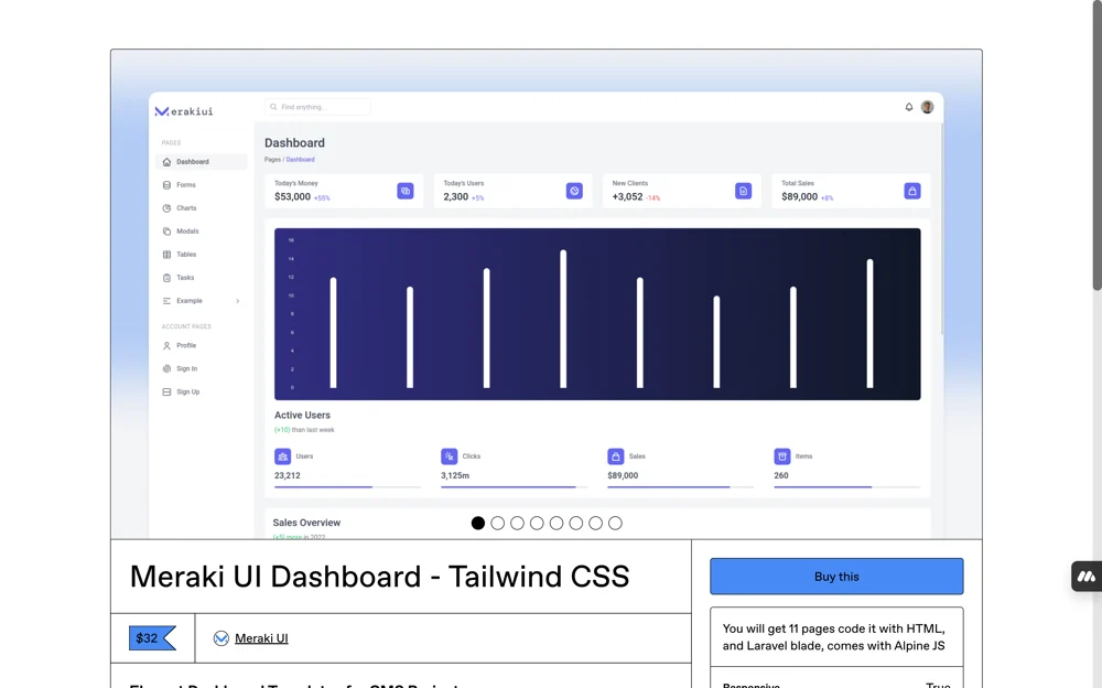 Meraki UI Dashboard