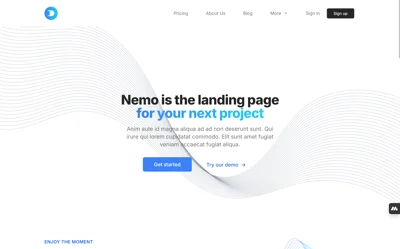 Nemo Tailwind HTML Starter