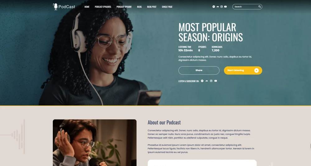 Podcast Template